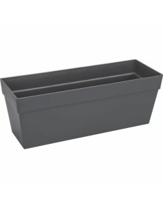 Pot auto-arrosant Artevasi Capri Large Anthracite Plastique Ø 30 cm | Tienda24 Tienda24.eu