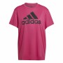 Damen Kurzarm-T-Shirt Adidas Boyfriend Sport Dunkelrosa | Tienda24 - Global Online Shop Tienda24.eu