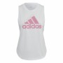 T-Shirt para Mulher sem Mangas Adidas AEROREADY Racerback Branco | Tienda24 - Global Online Shop Tienda24.eu