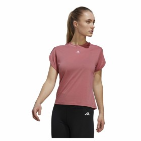 Camisola de Manga Curta Mulher Adidas trainning Floral Rosa-escuro de Adidas, Mulher - Ref: S64114357, Preço: 0,00 €, Descont...