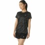 Damen Kurzarm-T-Shirt Asics Core All Over Print Schwarz Damen von Asics, Frau - Ref: S64114367, Preis: 32,29 €, Rabatt: %