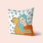 Cushion cover HappyFriday Aware Girl power Multicolour 50 x 50 cm 2 Pieces | Tienda24 - Global Online Shop Tienda24.eu