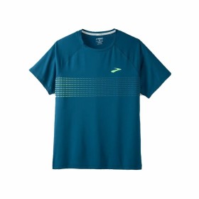 Herren Kurzarm-T-Shirt Brooks Atmosphere 2.0 Türkis von Brooks, Herren - Ref: S64114370, Preis: 35,65 €, Rabatt: %