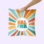 Cushion cover HappyFriday Aware Girl power Multicolour 50 x 50 cm 2 Pieces | Tienda24 - Global Online Shop Tienda24.eu