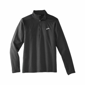 Men’s Long Sleeve T-Shirt Brooks Dash 1/2 Zip 2.0 Black by Brooks, Men - Ref: S64114371, Price: 56,27 €, Discount: %