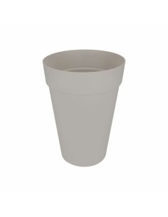 Plant pot Ecolux 39 x 39 x 65 cm Dark Red Plastic Squared Modern | Tienda24 Tienda24.eu