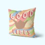 Cushion cover HappyFriday Aware Good vibes Multicolour 50 x 50 cm 2 Pieces | Tienda24 - Global Online Shop Tienda24.eu