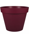 Plant pot Ecolux Dark Red Ø 60 cm Plastic Circular Modern | Tienda24 Tienda24.eu