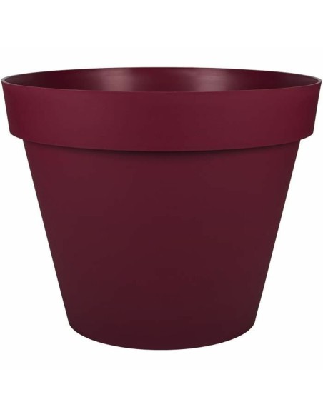 Plant pot Ecolux Dark Red Ø 60 cm Plastic Circular Modern | Tienda24 Tienda24.eu