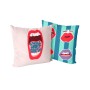 Housse de coussin HappyFriday Aware Lips Multicouleur 50 x 50 cm 2 Pièces de HappyFriday, Housses de coussin - Réf : D1612446...