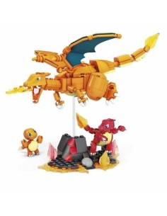 Jogo de Construção Megablocks Charmander Charmilion Charizard Pokémon 300 Peças de Megablocks, Jogos de construção - Ref: S71...