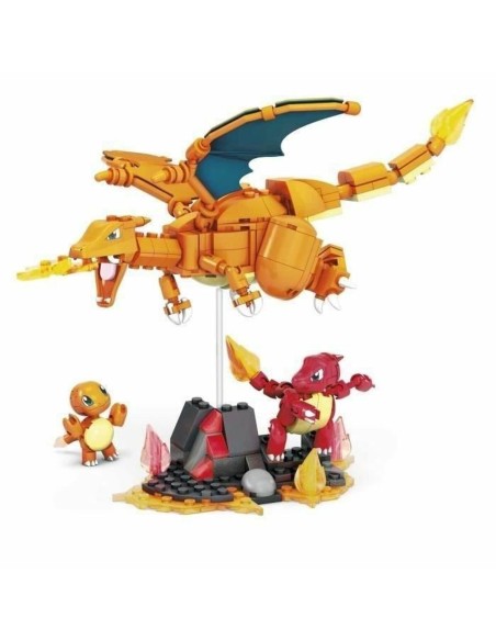 Set de construction Megablocks Charmander Charmilion Charizard Pokémon 300 Pièces | Tienda24 Tienda24.eu