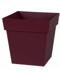 Plant pot Ecolux Toscana Red Burgundy 32 x 32 x 32 cm | Tienda24 Tienda24.eu