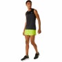 Pantalones Cortos Deportivos para Hombre Asics Core Split Verde limón de Asics, Hombre - Ref: S64114500, Precio: 27,68 €, Des...