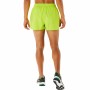 Pantalones Cortos Deportivos para Hombre Asics Core Split Verde limón de Asics, Hombre - Ref: S64114500, Precio: 27,68 €, Des...