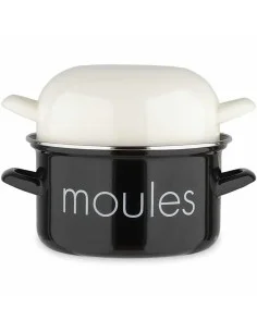 Casserole with lid Quttin Hotel Steel ø 24 x 9 cm (4 Units) | Tienda24 Tienda24.eu