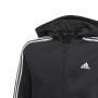 Felpa con Cappuccio da Bambina Adidas Essentials Nero | Tienda24 - Global Online Shop Tienda24.eu