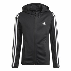 Felpa con Cappuccio da Bambina Adidas Designed to Move Nero di Adidas, Bambina - Rif: S64114556, Prezzo: 0,00 €, Sconto: %