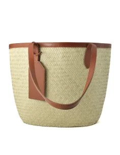 Damen Handtasche Laura Ashley VALETTA-QUILTED-TAN Braun 30 x 20 x 9 cm | Tienda24 Tienda24.eu