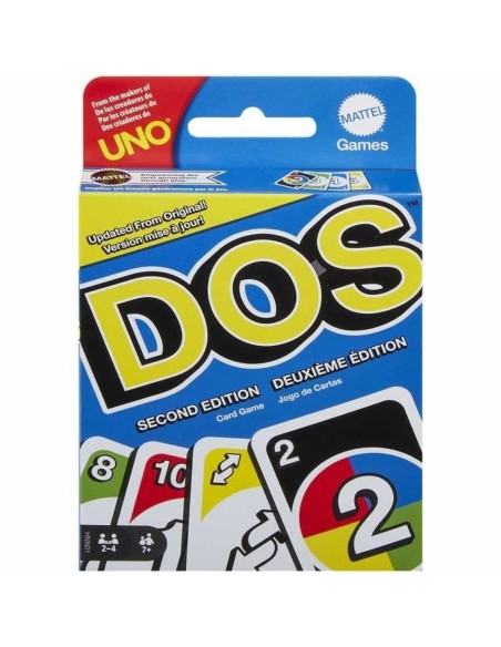 Card Game Mattel UNO DOS (FR) | Tienda24 Tienda24.eu