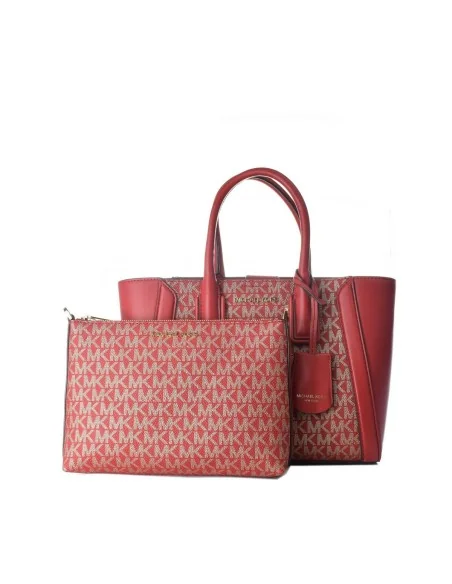 Bolso Mujer Michael Kors 35F2G6KC5V-CHILI-GLD Rojo 24 x 18 x 8 cm | Tienda24 Tienda24.eu