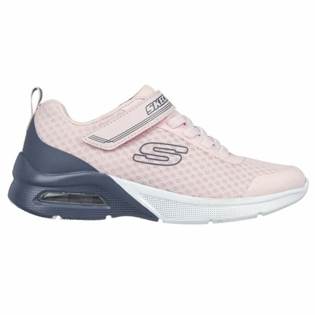 Chaussures de Sport pour Enfants Skechers Microspec Max - Epic Brights Rose Bleu foncé de Skechers, Baskets - Réf : S64114583...