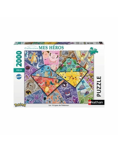 Puzzle Nathan Pokémon 2000 Piezas | Tienda24 Tienda24.eu