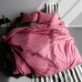 Housse de Couette HappyFriday BASIC Magenta 140 x 200 cm de HappyFriday, Couettes et housses de couette - Réf : D1612494, Pri...