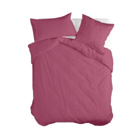 Housse de Couette HappyFriday Basic Magenta 200 x 200 cm de HappyFriday, Couettes et housses de couette - Réf : D1612496, Pri...