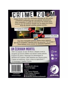 Board game Asmodee Crime Zoom Un Écrivain Mortel (FR) by Asmodee, Games with counters - Ref: S7197426, Price: 30,26 €, Discou...