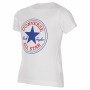 Camisola de Manga Curta Infantil Converse Core Chuck Taylor Patch Azul de Converse, Menino - Ref: S64114733, Preço: 16,58 €, ...