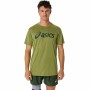 Camiseta de Manga Corta Hombre Asics Core Top Verde militar de Asics, Hombre - Ref: S64114738, Precio: 24,91 €, Descuento: %