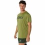 Camiseta de Manga Corta Hombre Asics Core Top Verde militar de Asics, Hombre - Ref: S64114738, Precio: 24,91 €, Descuento: %