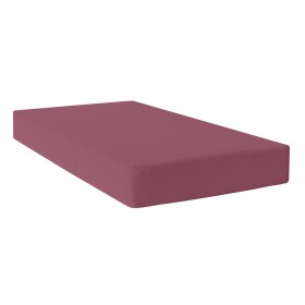 Fitted bottom sheet HappyFriday BASIC Magenta 180 x 200 x 32 cm by HappyFriday, Sheets and pillowcases - Ref: D1612503, Price...