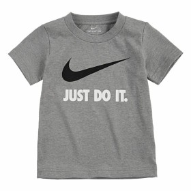 Camiseta de Manga Corta Infantil Nike Swoosh Jdi Ss Gris de Nike, Niña - Ref: S64114800, Precio: 18,68 €, Descuento: %