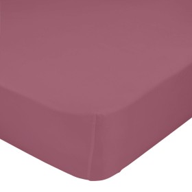 Fitted sheet HappyFriday BASIC Magenta 90 x 200 x 32 cm by HappyFriday, Sheets and pillowcases - Ref: D1612504, Price: 16,32 ...