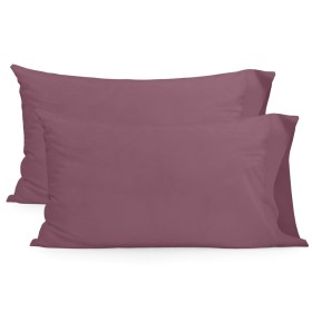 Pillowcase HappyFriday Basic Magenta 50 x 75 cm (2 Units) by HappyFriday, Sheets and pillowcases - Ref: D1612509, Price: 14,8...