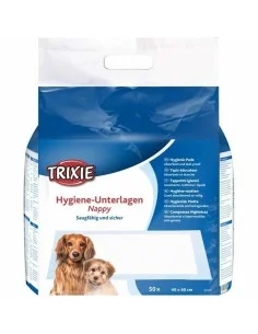 Empapador Trixie Puppy Nappy 40 x 60 cm Blanco 50 Unidades de Trixie, Pañales y alfombras sanitarias - Ref: S7197574, Precio:...