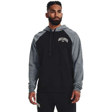 Sudadera con Capucha Hombre Under Armour Wordmark Colorblock Negro de Under Armour, Hombre - Ref: S64115091, Precio: 49,30 €,...