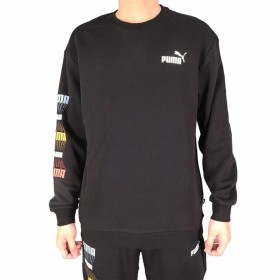 Men’s Sweatshirt without Hood Puma Repeat Graphic Black by Puma, Men - Ref: S64115186, Price: 42,71 €, Discount: %