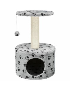 Rascador para Gatos Trixie Negro/Gris Sisal 52 cm | Tienda24 Tienda24.eu