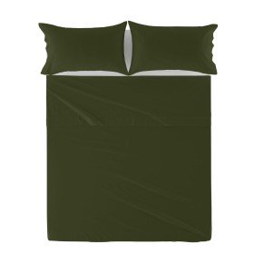 Top sheet HappyFriday Basic Green Single by HappyFriday, Sheets and pillowcases - Ref: D1612523, Price: 22,23 €, Discount: %