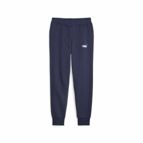 Adult's Tracksuit Bottoms Puma Ess+ 2 Col LogonT Navy Blue Men by Puma, Men - Ref: S64117942, Price: 36,30 €, Discount: %