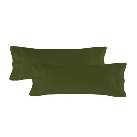 Pillowcase HappyFriday BASIC Green 45 x 110 cm (2 Units) by HappyFriday, Sheets and pillowcases - Ref: D1612539, Price: 16,50...