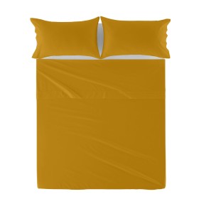 Drap HappyFriday Basic Moutarde 260 x 270 cm de HappyFriday, Draps et taies d'oreiller - Réf : D1612546, Prix : 25,85 €, Remi...