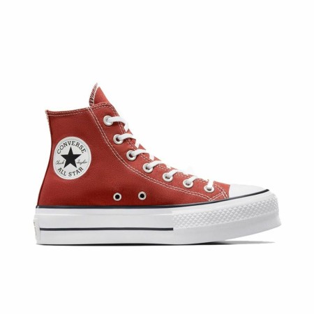 Chaussures casual femme Converse Chuck Taylor All Star Lift Hi Marron de Converse, Baskets et chaussures de sport - Réf : S64...