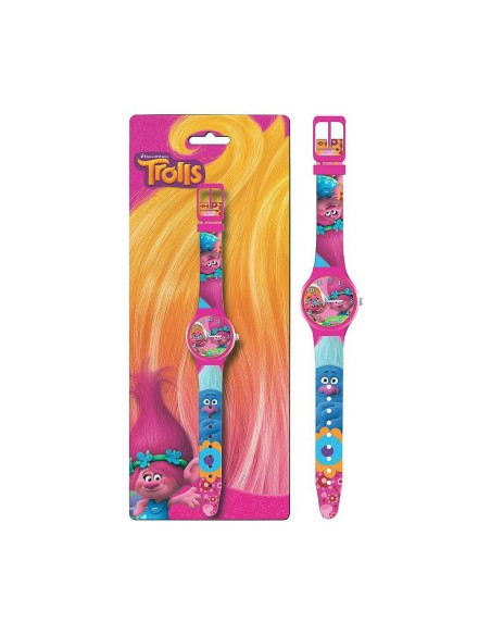 Relógio para bebês Cartoon TROLLS - BLISTER PACK | Tienda24 Tienda24.eu