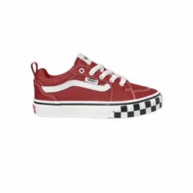 Scarpe da Tennis Casual Bambino Vans Filmore Check Bumper Dark Rosso Scuro di Vans, Sneakers e scarpe sportive - Rif: S641210...