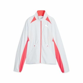 Women's Sports Jacket Puma Ultraweavecke White Puma - 1