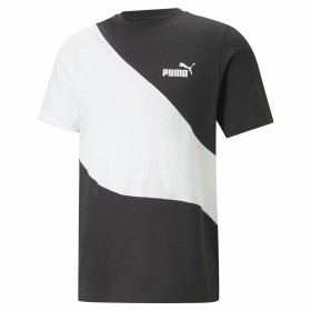 Camiseta de Manga Corta Hombre Puma Powert Blanco Negro de Puma, Hombre - Ref: S64121082, Precio: 26,90 €, Descuento: %